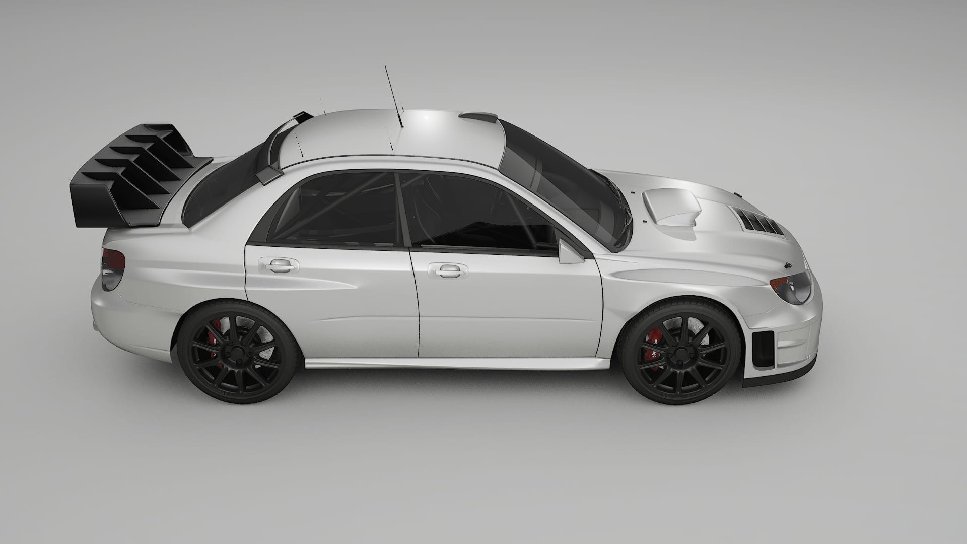 Subaru Impreza WRC GD TPU Lackskyddsfilm | OPAL Färgskiftande PPF – Komplett Förskuret Kit