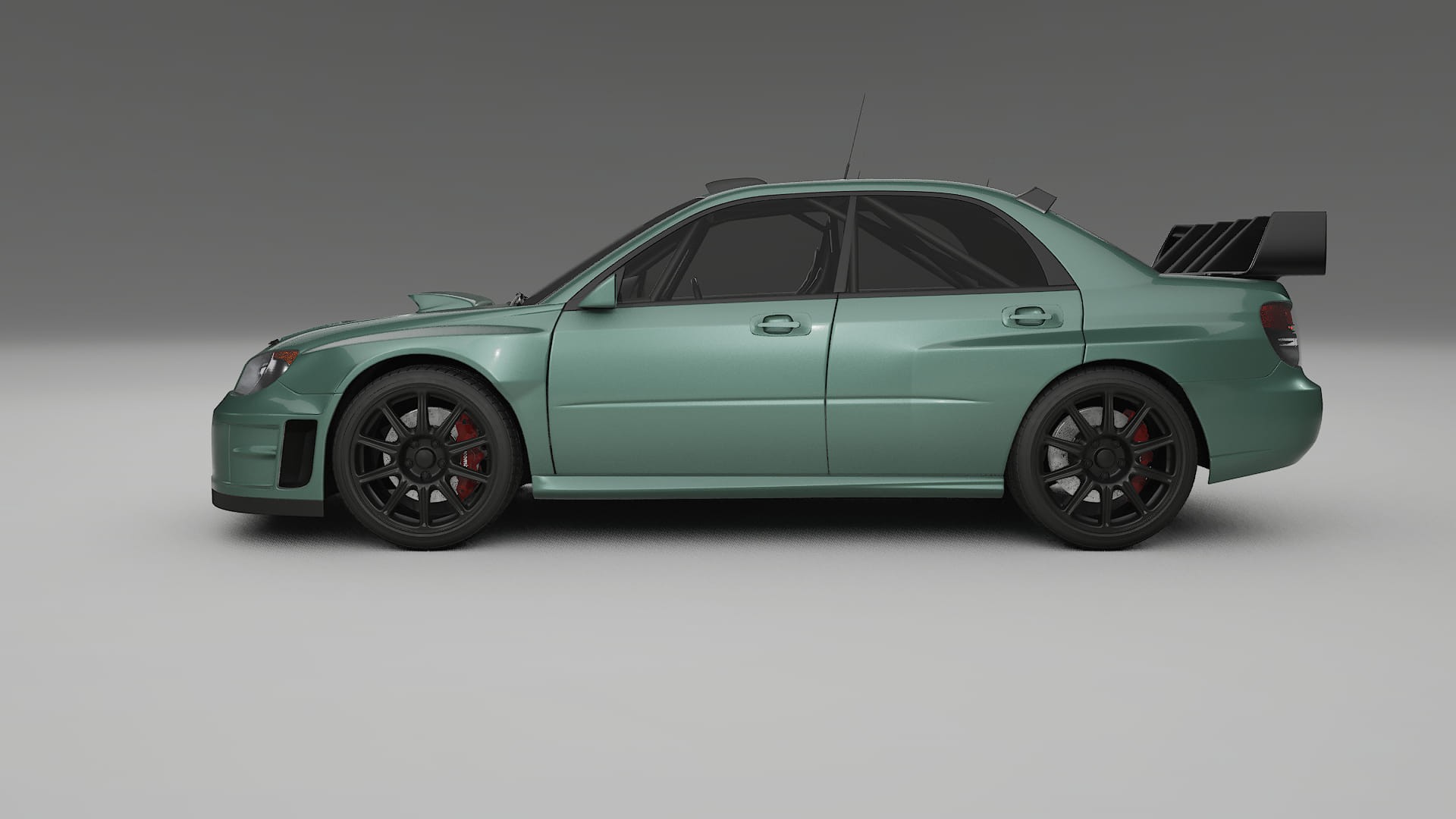 Subaru Impreza WRC GD TPU Lackskyddsfilm | EVERGREEN Färgskiftande PPF – Komplett Förskuret Kit