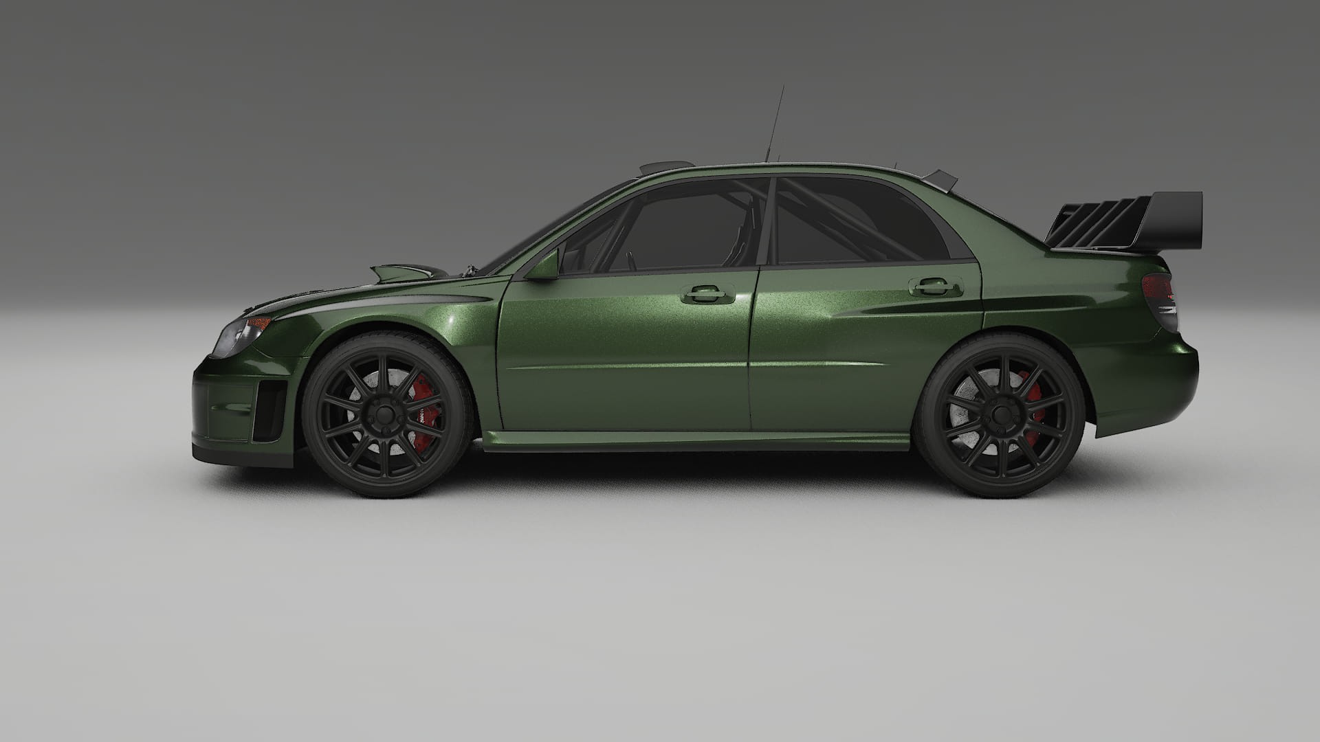 Subaru Impreza WRC GD TPU Lackskyddsfilm | LAGOON Färgskiftande PPF – Komplett Förskuret Kit