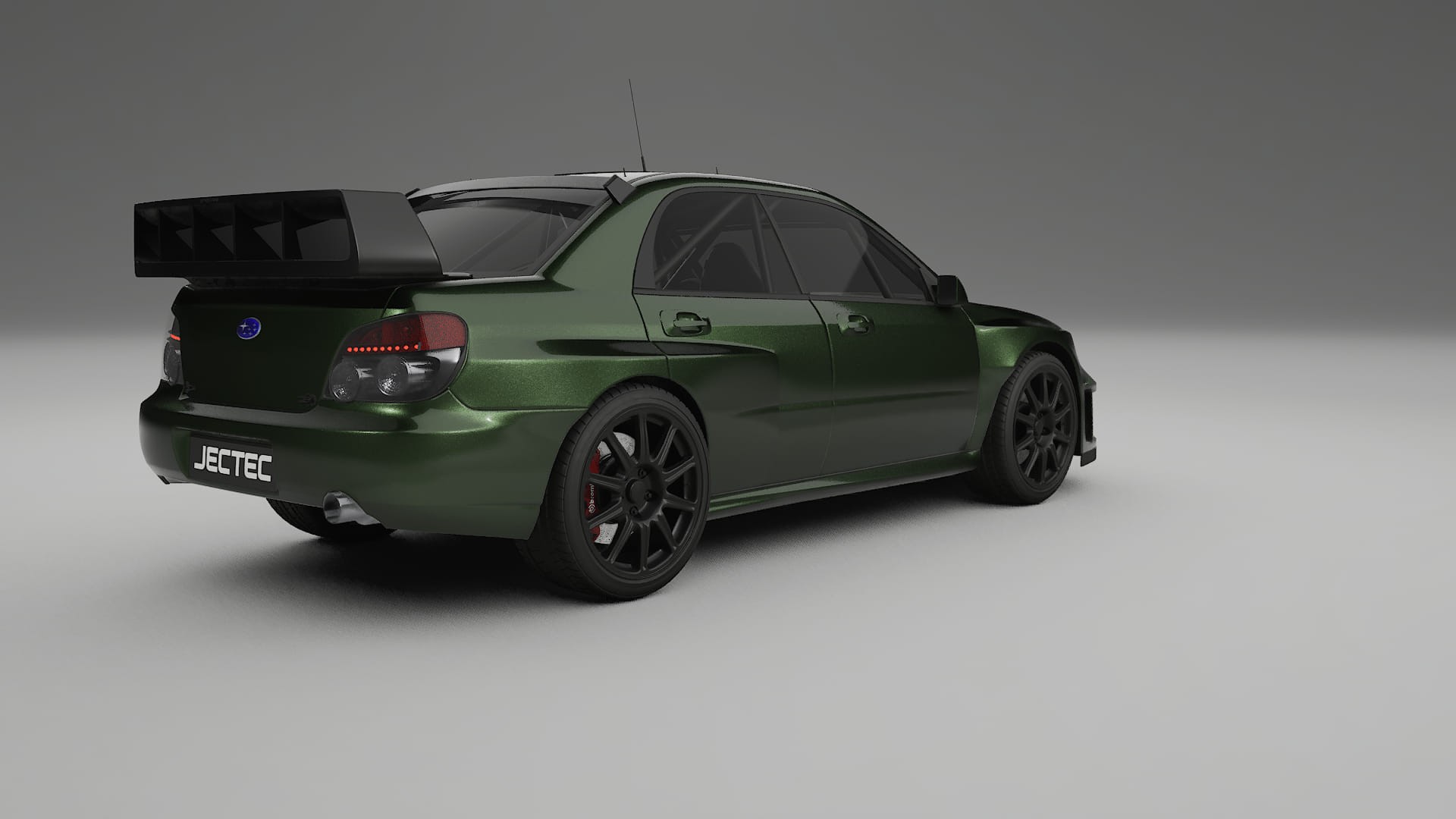 Subaru Impreza WRC GD TPU Lackskyddsfilm | LAGOON Färgskiftande PPF – Komplett Förskuret Kit