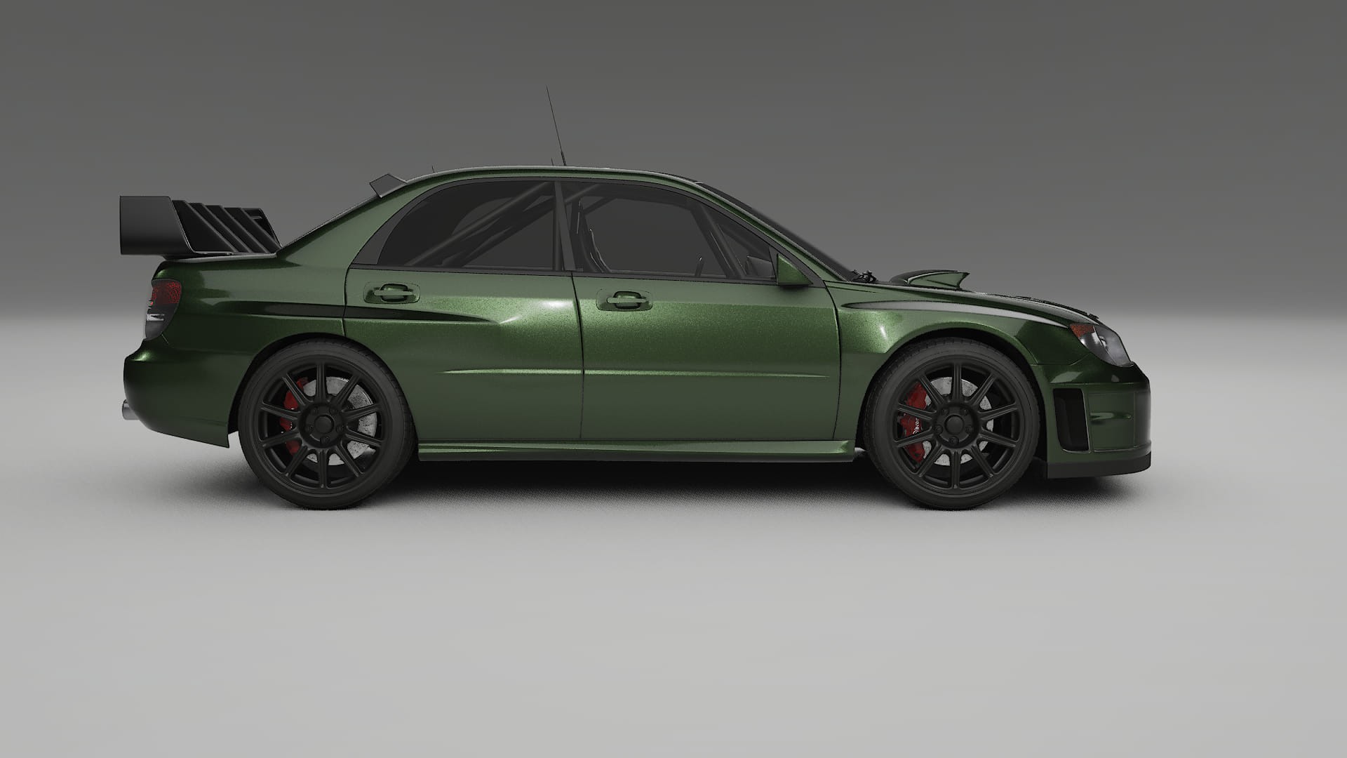 Subaru Impreza WRC GD TPU Lackskyddsfilm | LAGOON Färgskiftande PPF – Komplett Förskuret Kit