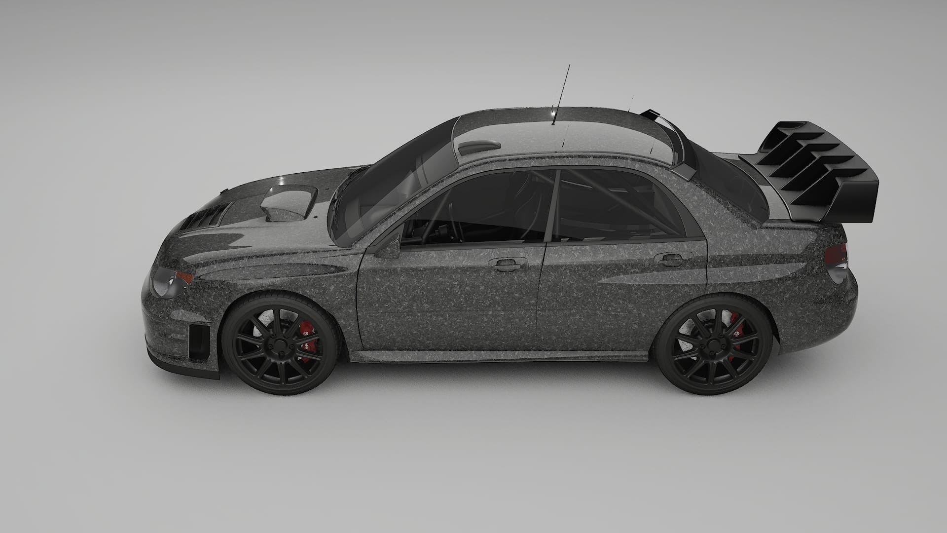 Subaru Impreza WRC GD TPU Lackskyddsfilm | FORGED S Färgskiftande PPF – Komplett Förskuret Kit