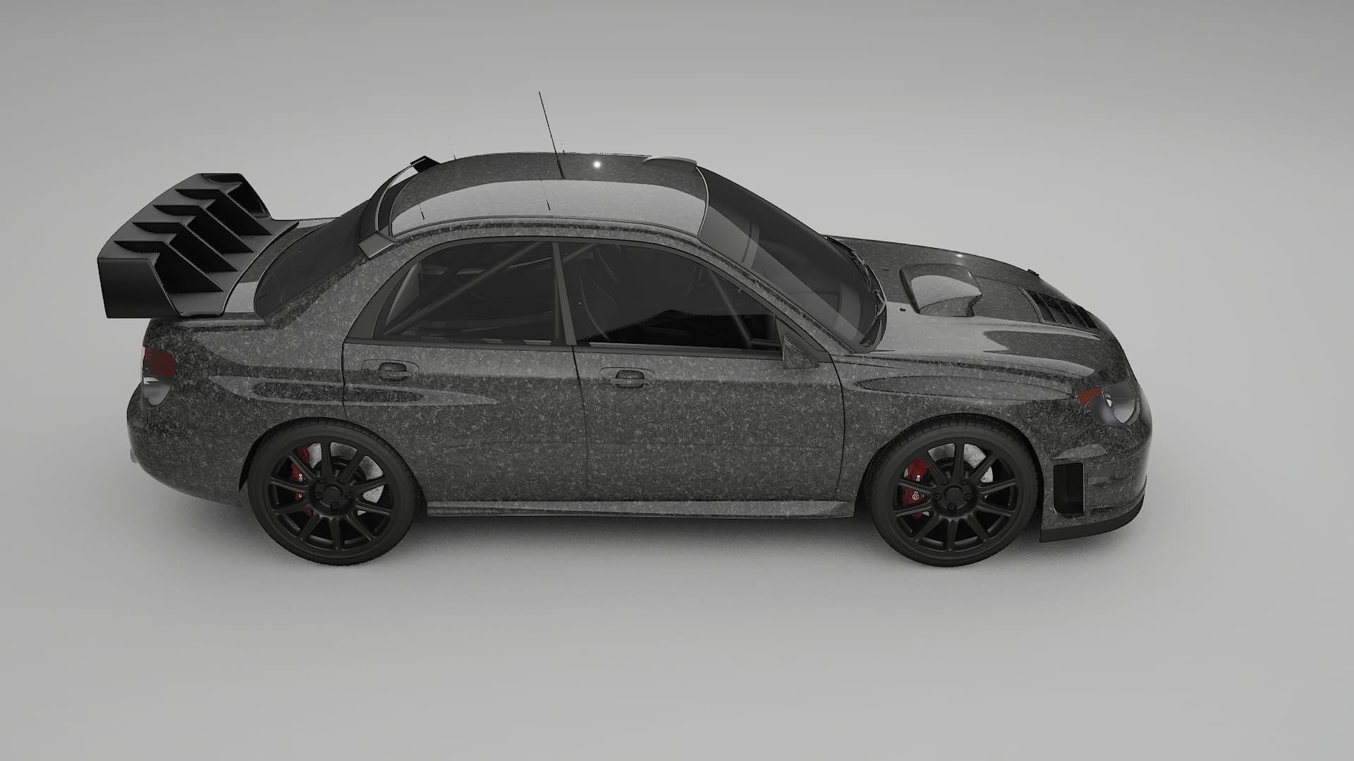 Subaru Impreza WRC GD TPU Lackskyddsfilm | FORGED S Färgskiftande PPF – Komplett Förskuret Kit