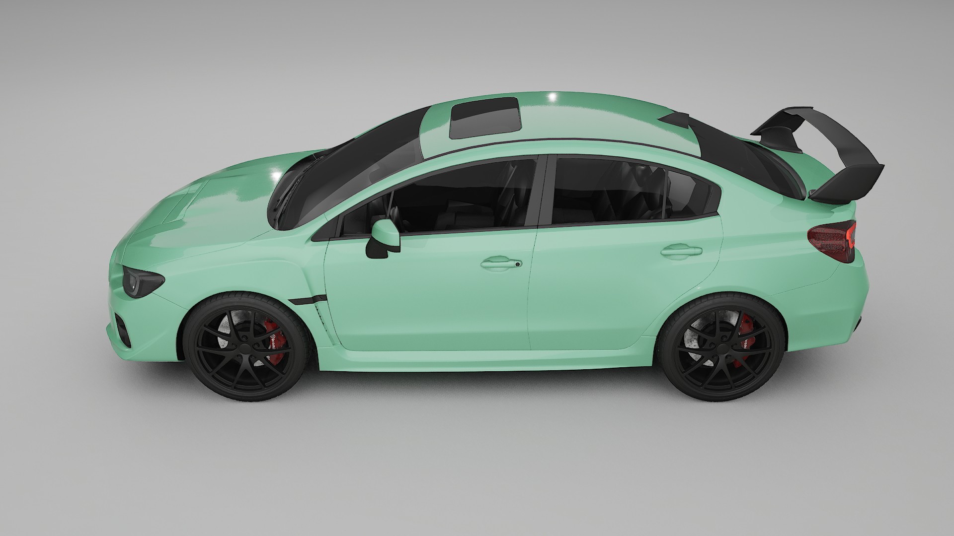 Subaru Impreza WRX Sti VA prefacelift pre LCI TPU Lackskyddsfilm | DUSTY Färgskiftande PPF – Komplett Förskuret Kit