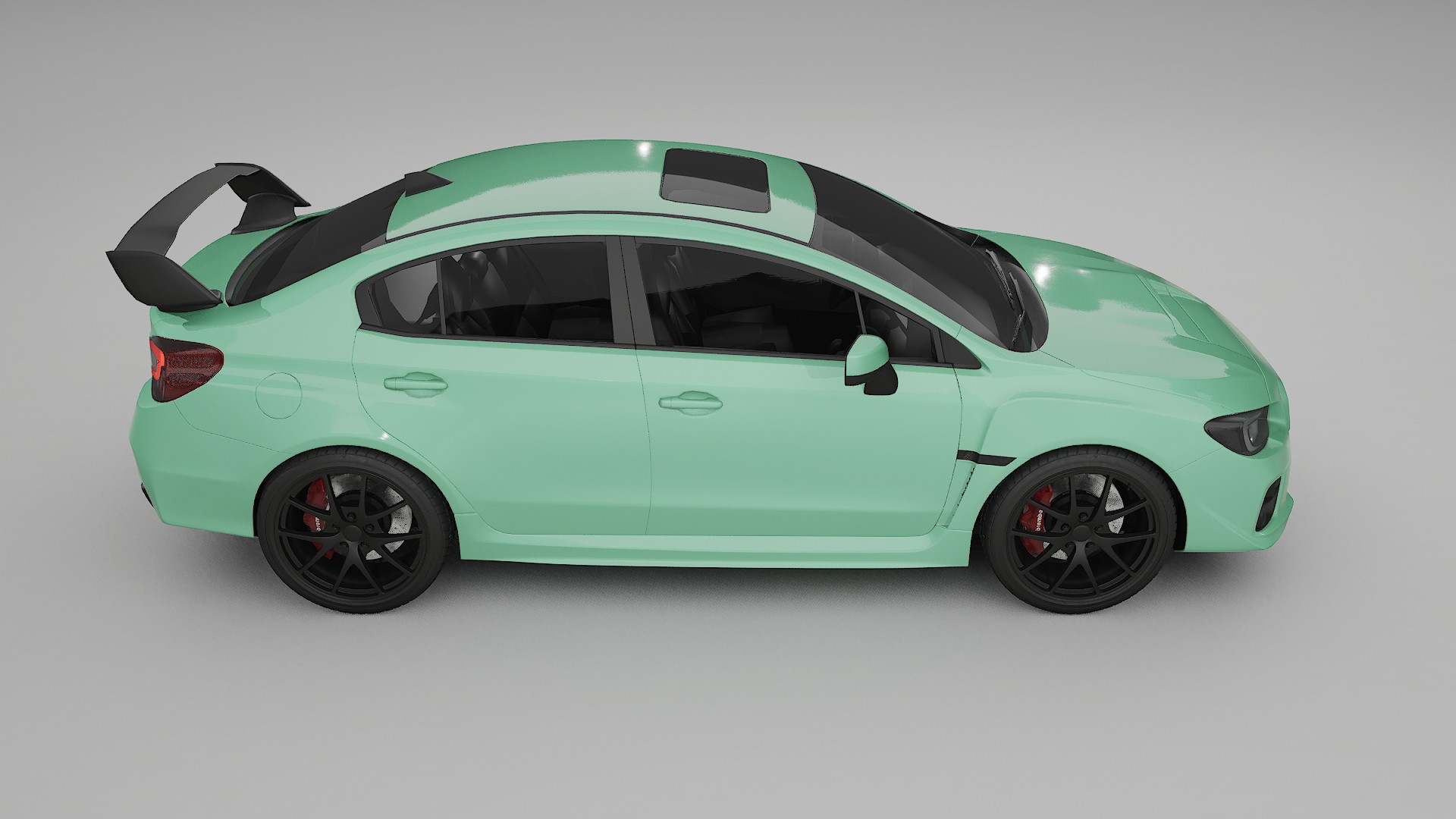 Subaru Impreza WRX Sti VA prefacelift pre LCI TPU Lackskyddsfilm | DUSTY Färgskiftande PPF – Komplett Förskuret Kit