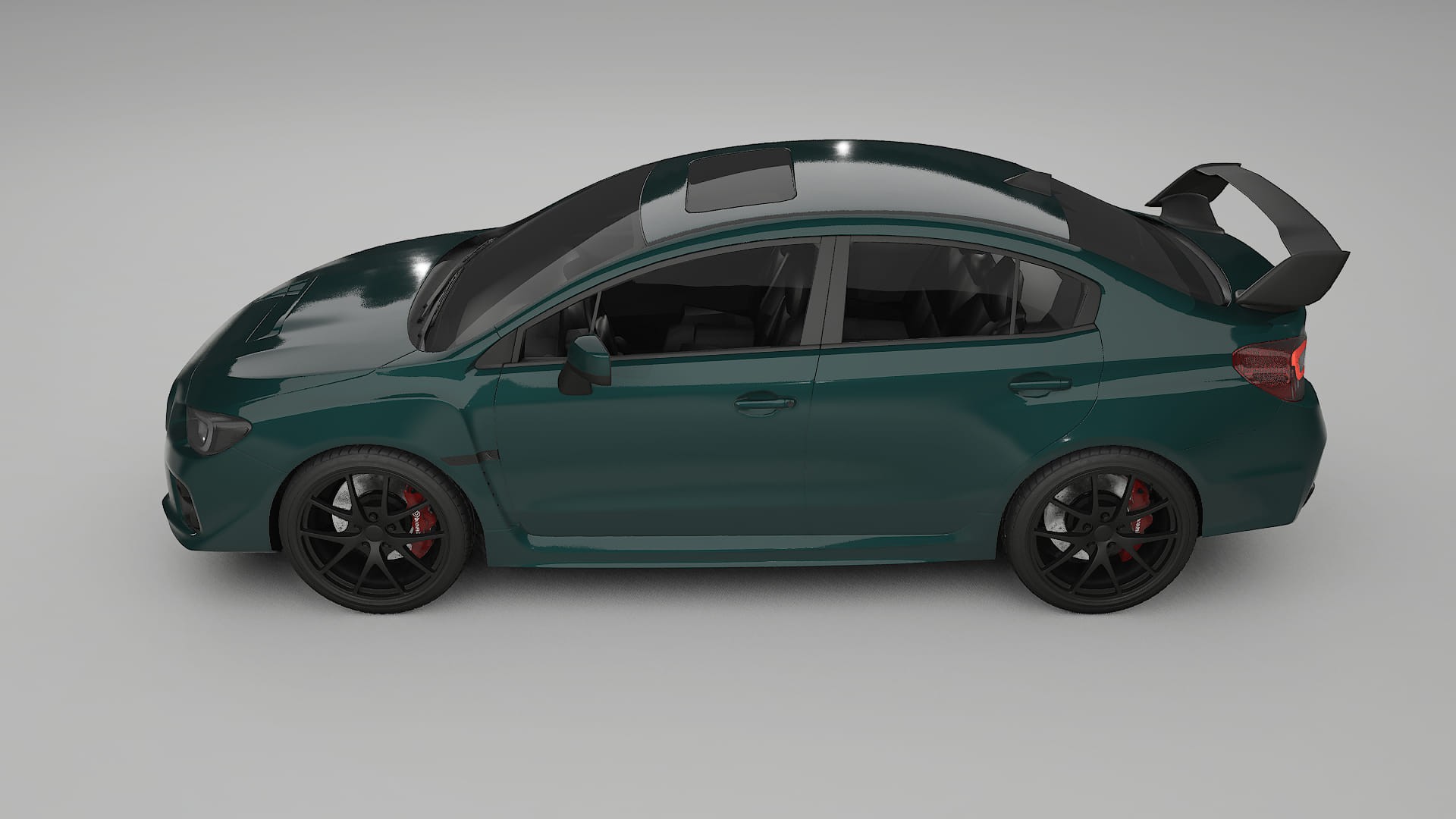 Subaru Impreza WRX Sti VA prefacelift pre LCI TPU Lackskyddsfilm | INFERNO Färgskiftande PPF – Komplett Förskuret Kit