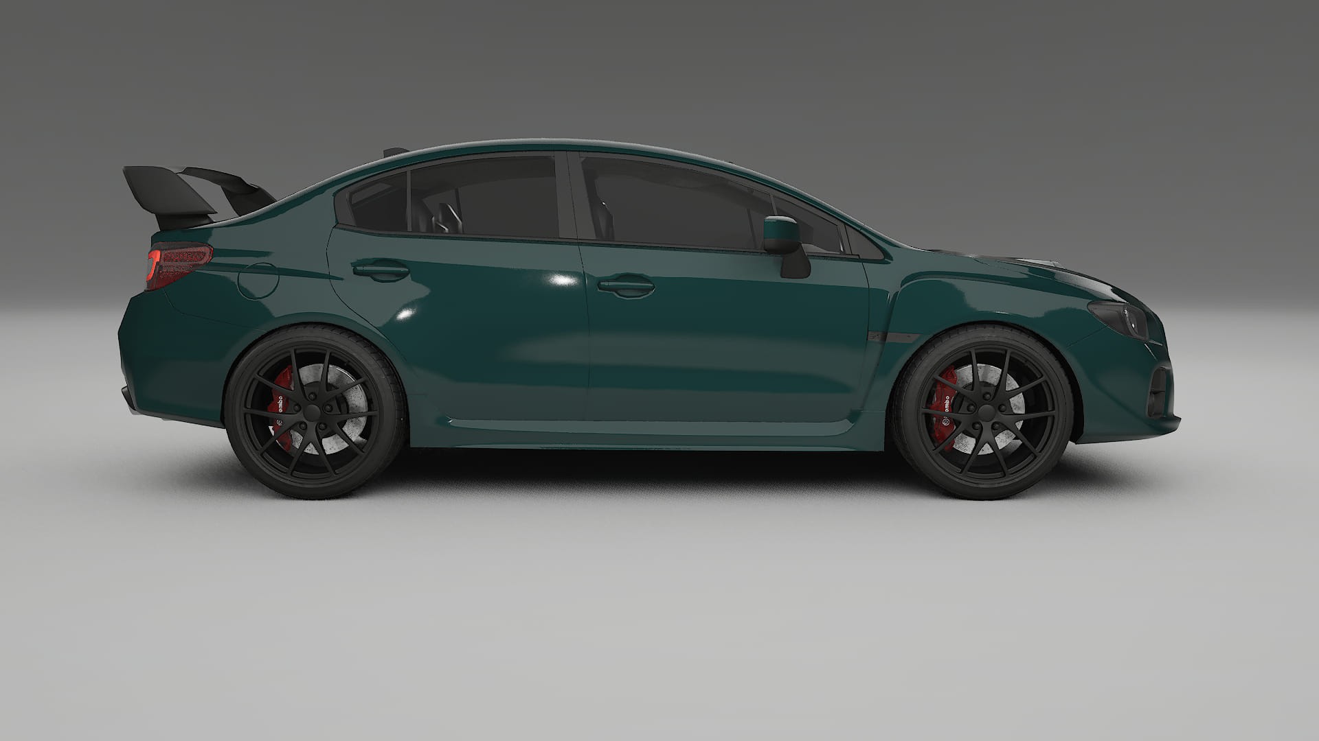 Subaru Impreza WRX Sti VA prefacelift pre LCI TPU Lackskyddsfilm | INFERNO Färgskiftande PPF – Komplett Förskuret Kit