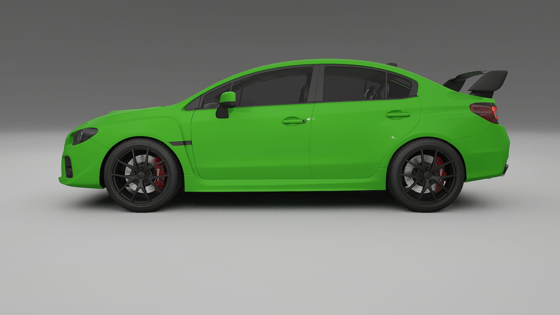 Subaru Impreza WRX Sti VA prefacelift pre LCI TPU Lackskyddsfilm | VENOM Färgskiftande PPF – Komplett Förskuret Kit