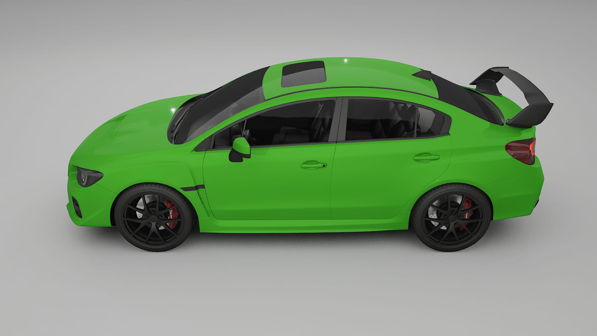 Subaru Impreza WRX Sti VA prefacelift pre LCI TPU Lackskyddsfilm | VENOM Färgskiftande PPF – Komplett Förskuret Kit