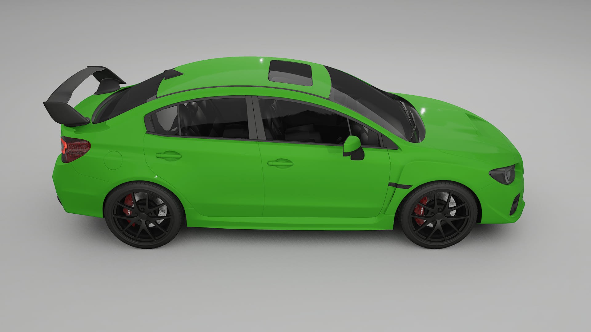 Subaru Impreza WRX Sti VA prefacelift pre LCI TPU Lackskyddsfilm | VENOM Färgskiftande PPF – Komplett Förskuret Kit