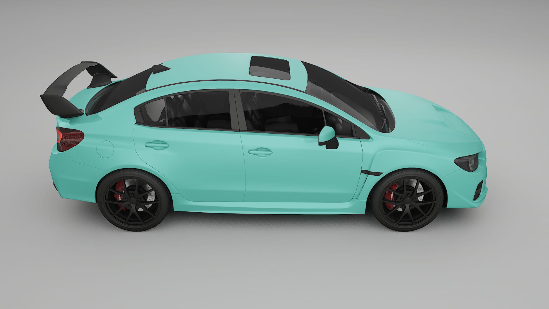 Subaru Impreza WRX Sti VA prefacelift pre LCI TPU Lackskyddsfilm | FROST Färgskiftande PPF – Komplett Förskuret Kit