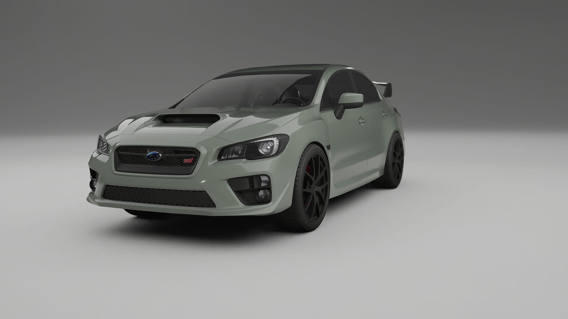 Subaru Impreza WRX Sti VA prefacelift pre LCI TPU Lackskyddsfilm | SLATE Färgskiftande PPF – Komplett Förskuret Kit
