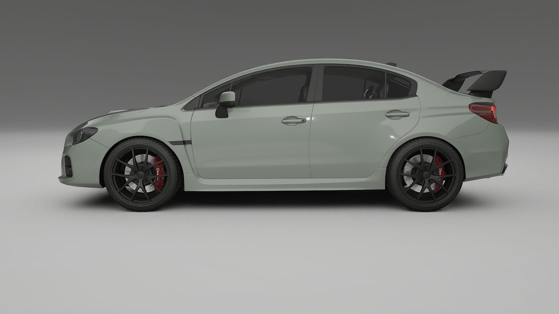 Subaru Impreza WRX Sti VA prefacelift pre LCI TPU Lackskyddsfilm | SLATE Färgskiftande PPF – Komplett Förskuret Kit