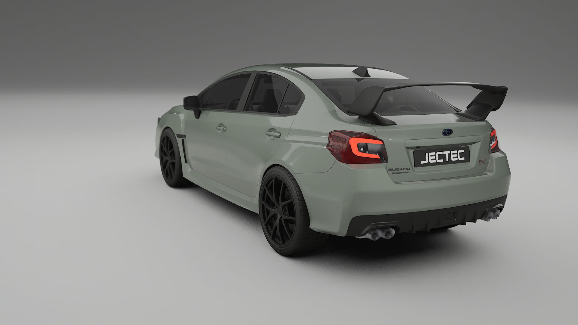Subaru Impreza WRX Sti VA prefacelift pre LCI TPU Lackskyddsfilm | SLATE Färgskiftande PPF – Komplett Förskuret Kit