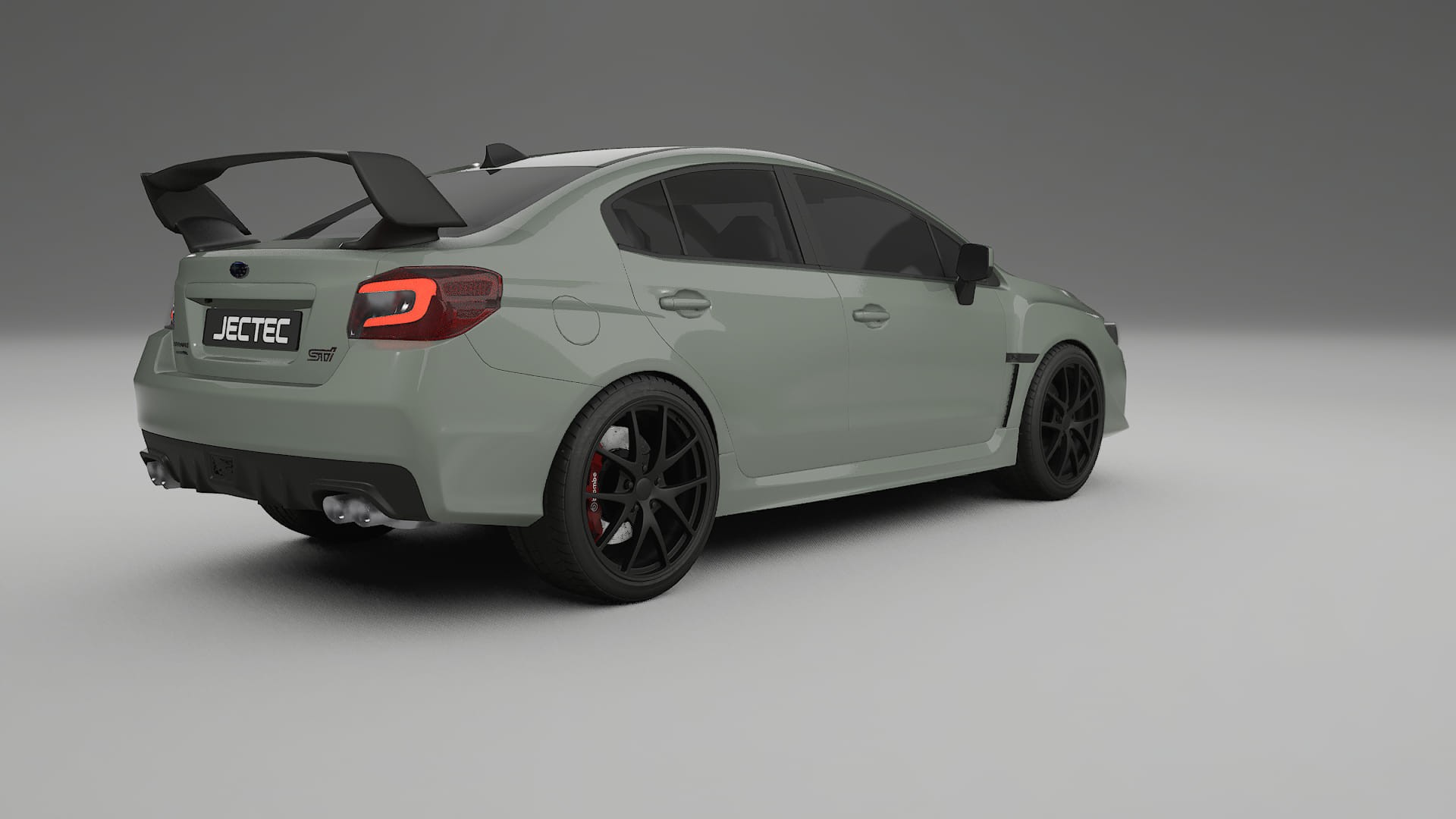 Subaru Impreza WRX Sti VA prefacelift pre LCI TPU Lackskyddsfilm | SLATE Färgskiftande PPF – Komplett Förskuret Kit