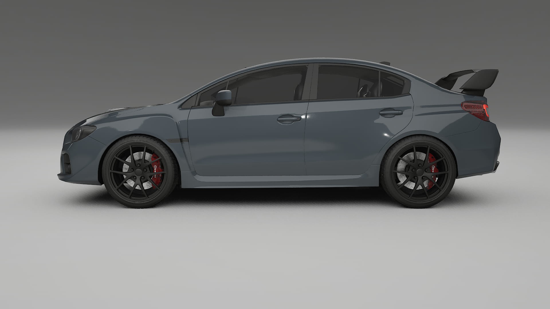 Subaru Impreza WRX Sti VA prefacelift pre LCI TPU Lackskyddsfilm | GRANITE Färgskiftande PPF – Komplett Förskuret Kit