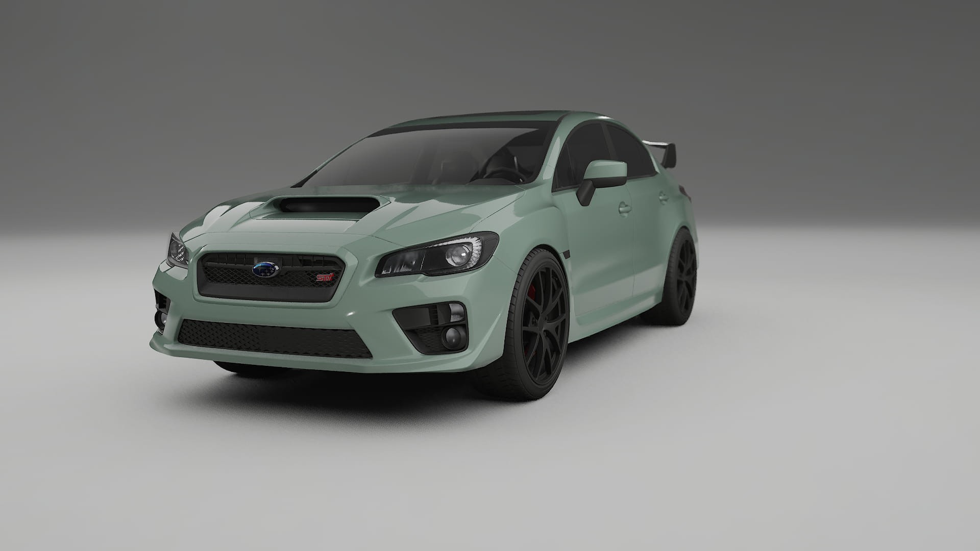 Subaru Impreza WRX Sti VA prefacelift pre LCI TPU Lackskyddsfilm | CINDER Färgskiftande PPF – Komplett Förskuret Kit