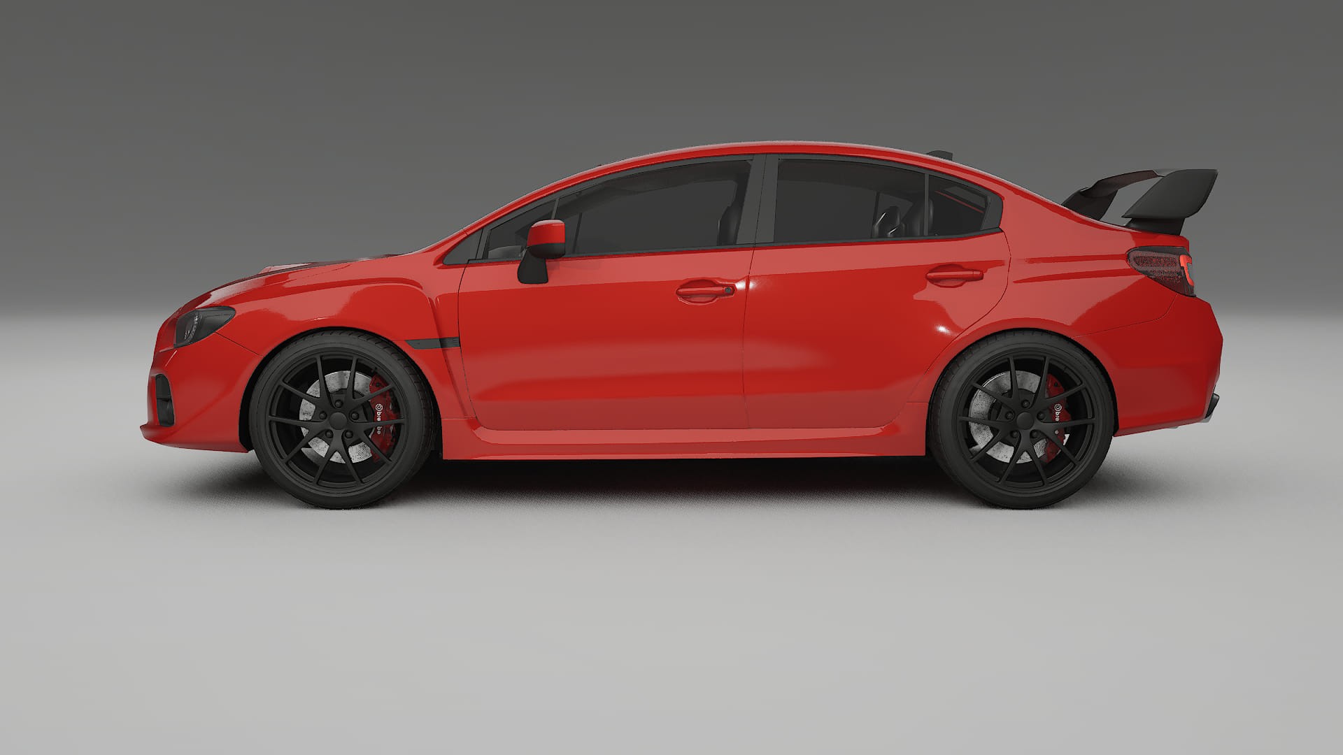 Subaru Impreza WRX Sti VA prefacelift pre LCI TPU Lackskyddsfilm | BLAZE Färgskiftande PPF – Komplett Förskuret Kit