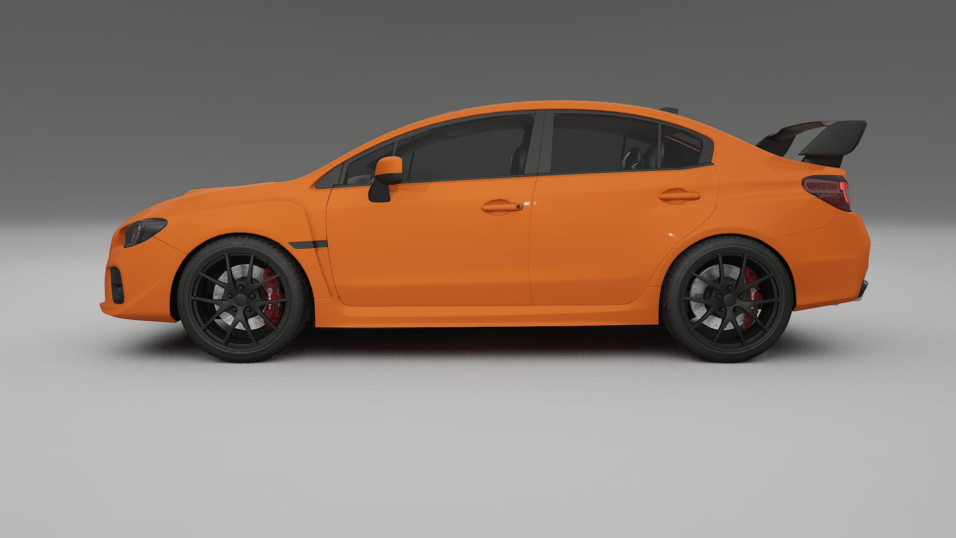 Subaru Impreza WRX Sti VA prefacelift pre LCI TPU Lackskyddsfilm | ROCKET Färgskiftande PPF – Komplett Förskuret Kit