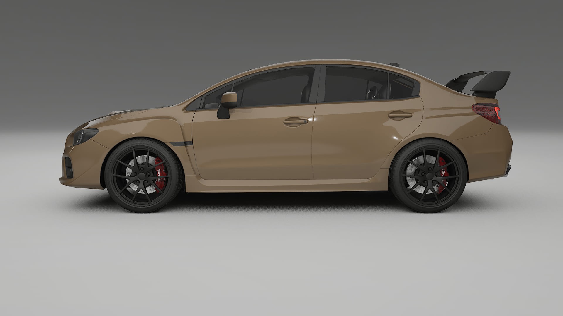 Subaru Impreza WRX Sti VA prefacelift pre LCI TPU Lackskyddsfilm | SAHARA Färgskiftande PPF – Komplett Förskuret Kit