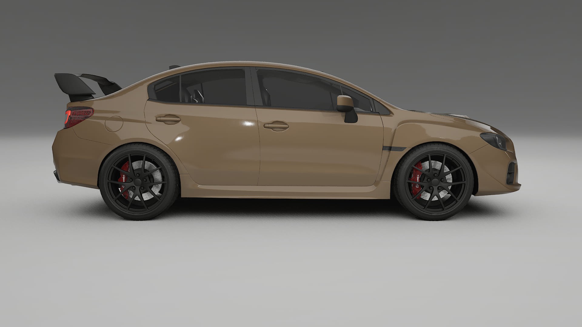 Subaru Impreza WRX Sti VA prefacelift pre LCI TPU Lackskyddsfilm | SAHARA Färgskiftande PPF – Komplett Förskuret Kit