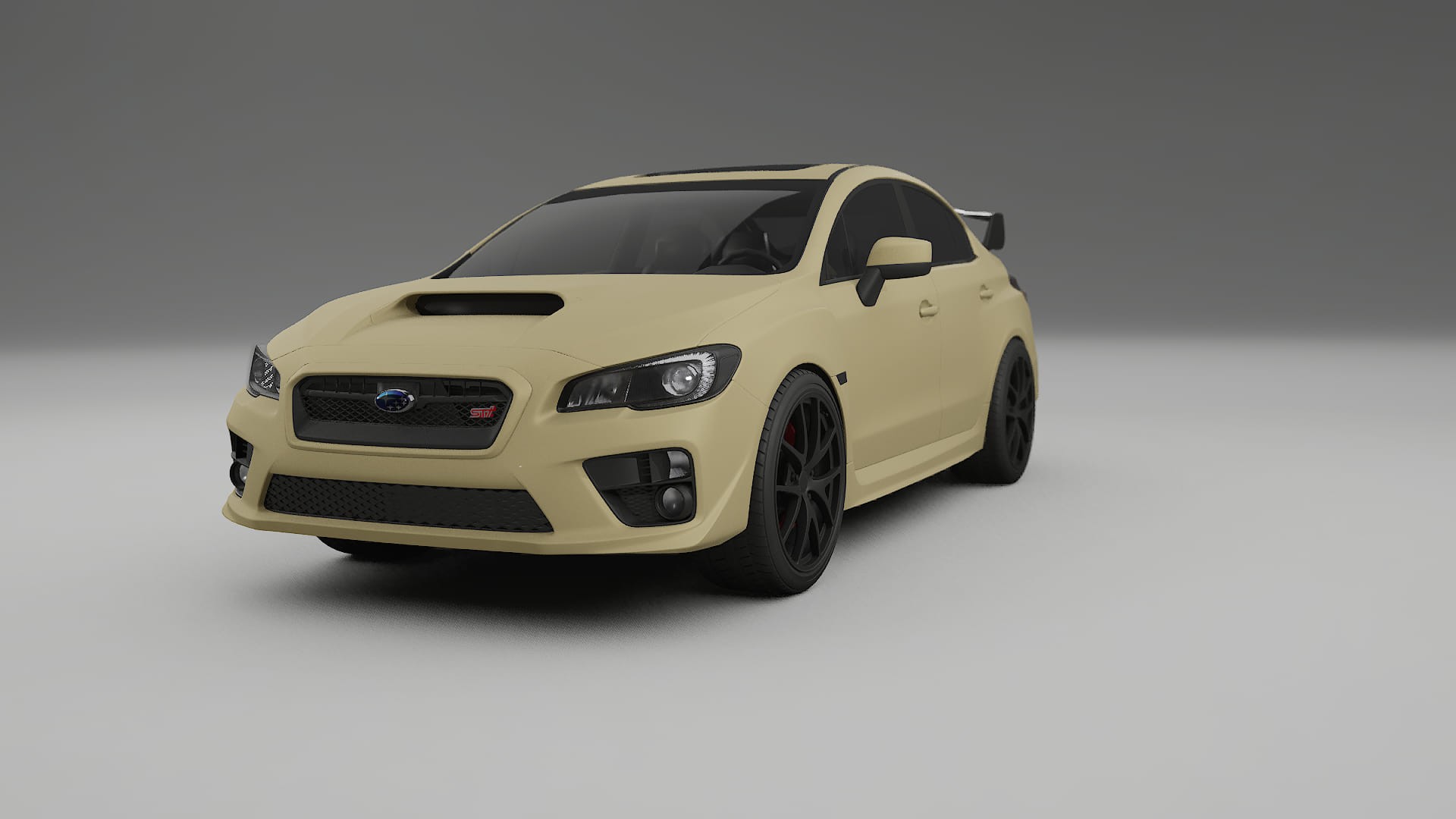 Subaru Impreza WRX Sti VA prefacelift pre LCI TPU Lackskyddsfilm | SAND Färgskiftande PPF – Komplett Förskuret Kit