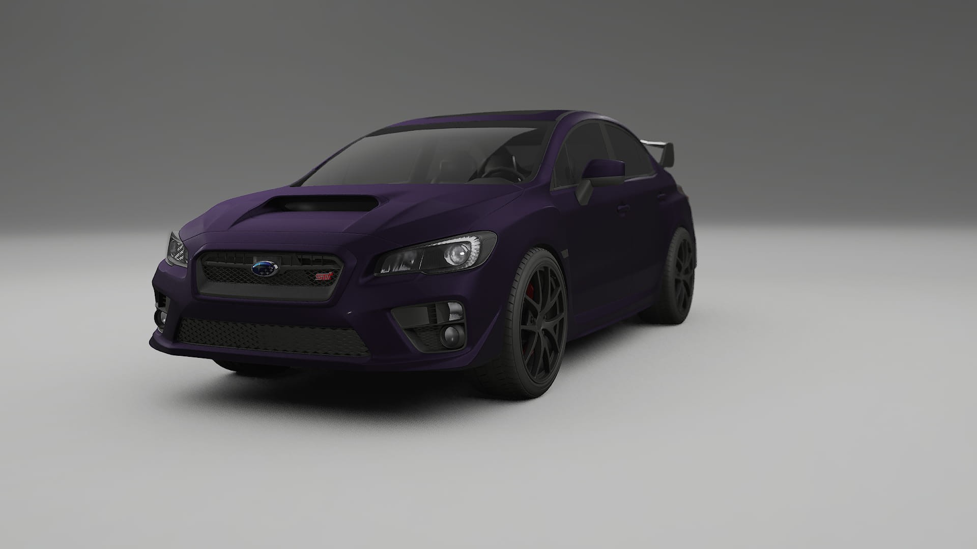 Subaru Impreza WRX Sti VA prefacelift pre LCI TPU Lackskyddsfilm | VIOLET Färgskiftande PPF – Komplett Förskuret Kit