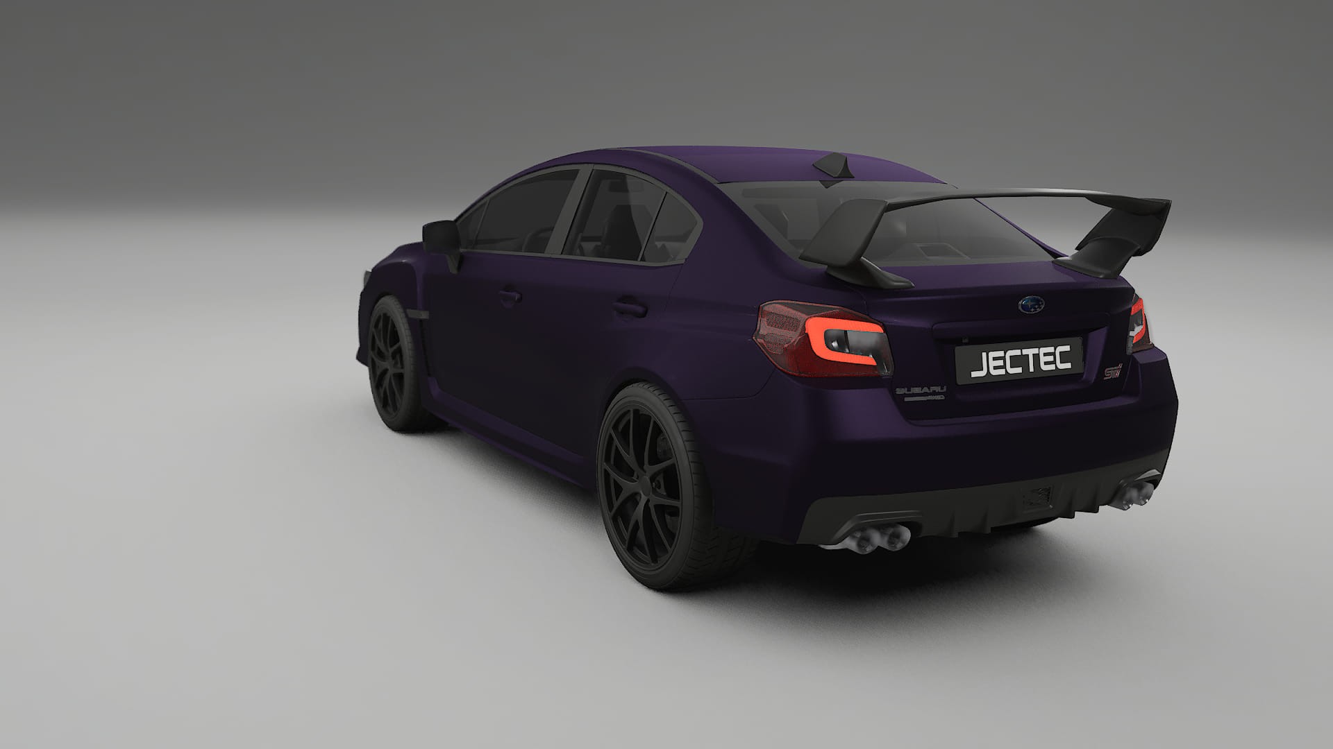 Subaru Impreza WRX Sti VA prefacelift pre LCI TPU Lackskyddsfilm | VIOLET Färgskiftande PPF – Komplett Förskuret Kit