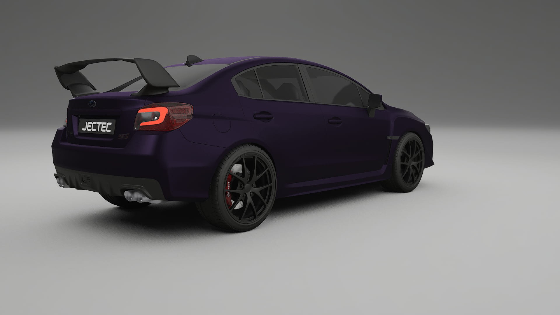 Subaru Impreza WRX Sti VA prefacelift pre LCI TPU Lackskyddsfilm | VIOLET Färgskiftande PPF – Komplett Förskuret Kit