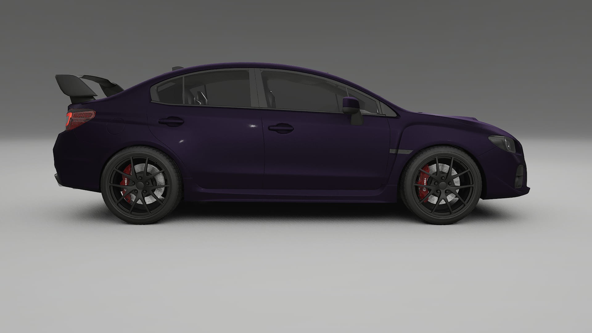 Subaru Impreza WRX Sti VA prefacelift pre LCI TPU Lackskyddsfilm | VIOLET Färgskiftande PPF – Komplett Förskuret Kit
