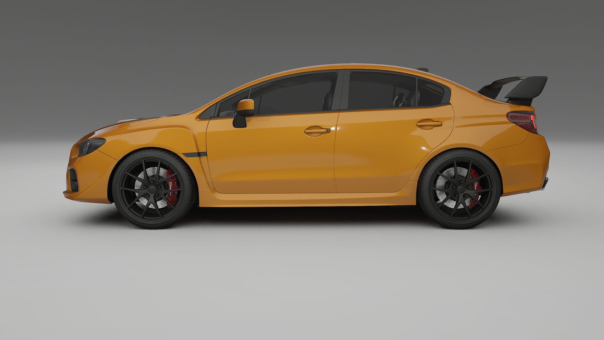 Subaru Impreza WRX Sti VA prefacelift pre LCI TPU Lackskyddsfilm | DAISY Färgskiftande PPF – Komplett Förskuret Kit