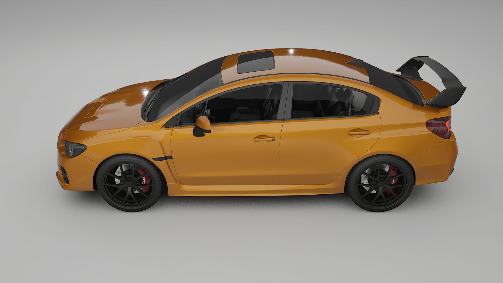 Subaru Impreza WRX Sti VA prefacelift pre LCI TPU Lackskyddsfilm | DAISY Färgskiftande PPF – Komplett Förskuret Kit