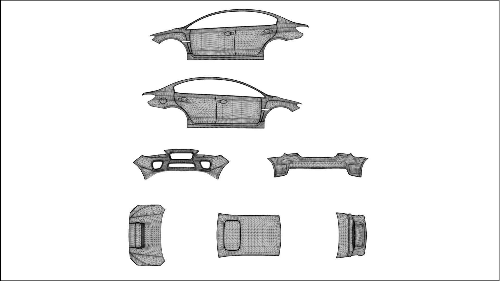 Subaru Impreza WRX Sti VA prefacelift pre LCI TPU Lackskyddsfilm | PEARL Färgskiftande PPF – Komplett Förskuret Kit