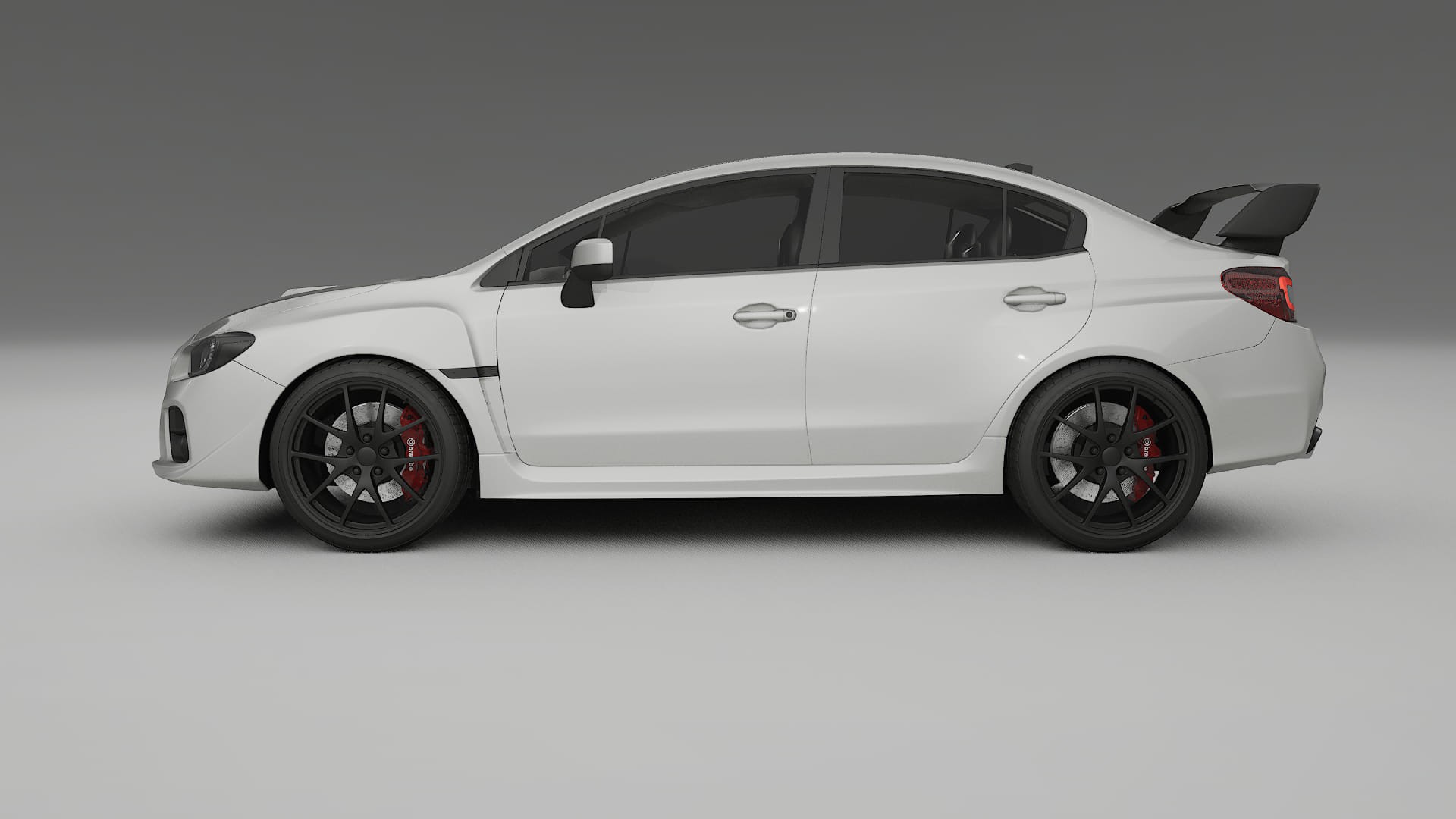 Subaru Impreza WRX Sti VA prefacelift pre LCI TPU Lackskyddsfilm | PEARL Färgskiftande PPF – Komplett Förskuret Kit