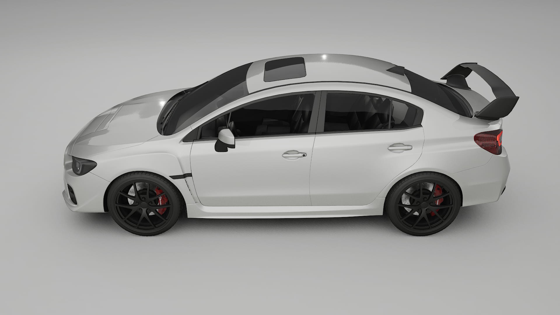 Subaru Impreza WRX Sti VA prefacelift pre LCI TPU Lackskyddsfilm | PEARL Färgskiftande PPF – Komplett Förskuret Kit