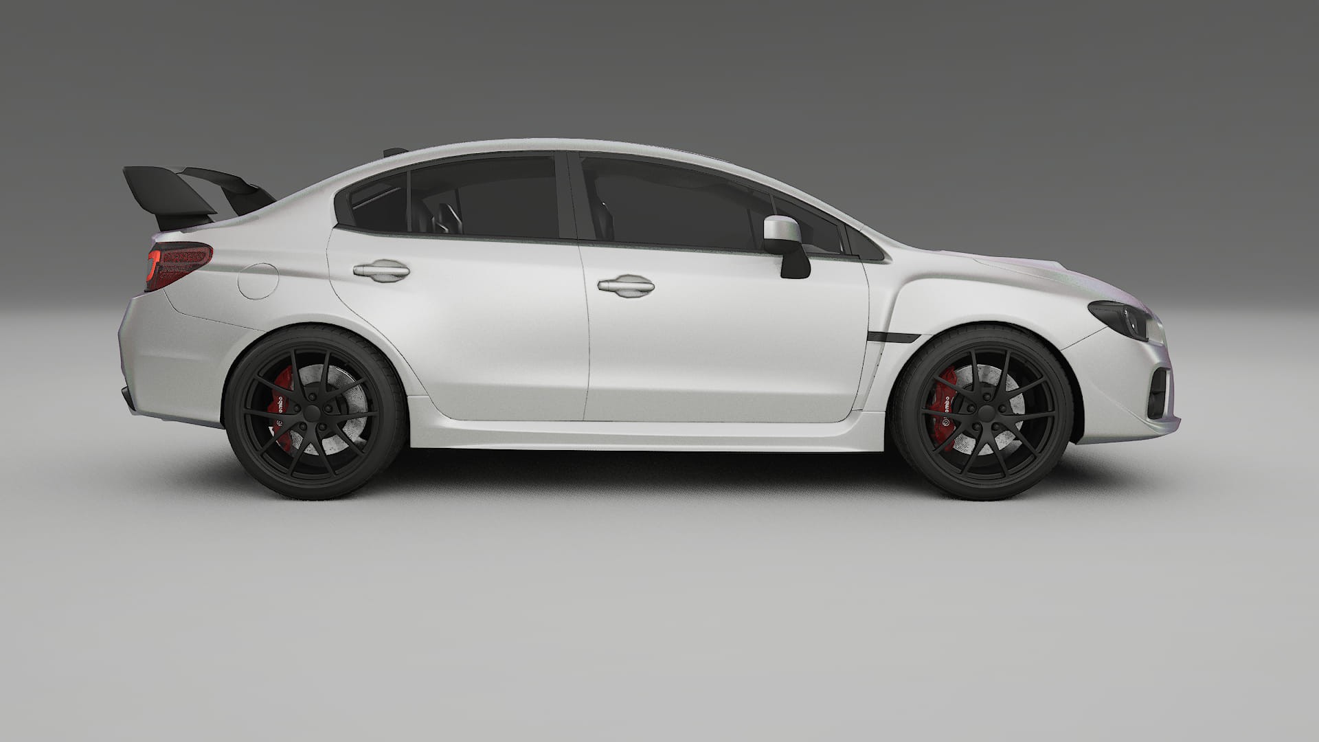 Subaru Impreza WRX Sti VA prefacelift pre LCI TPU Lackskyddsfilm | NEBULA Färgskiftande PPF – Komplett Förskuret Kit