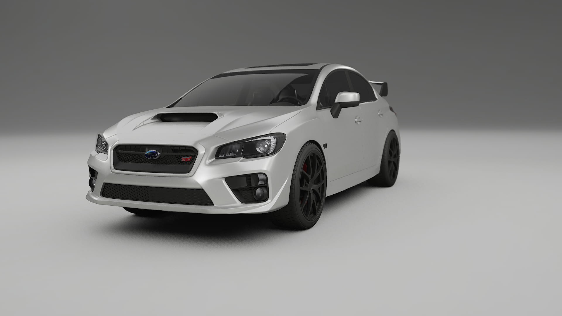 Subaru Impreza WRX Sti VA prefacelift pre LCI TPU Lackskyddsfilm | OPAL Färgskiftande PPF – Komplett Förskuret Kit