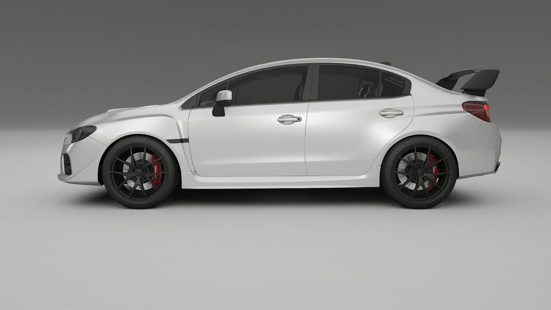 Subaru Impreza WRX Sti VA prefacelift pre LCI TPU Lackskyddsfilm | OPAL Färgskiftande PPF – Komplett Förskuret Kit