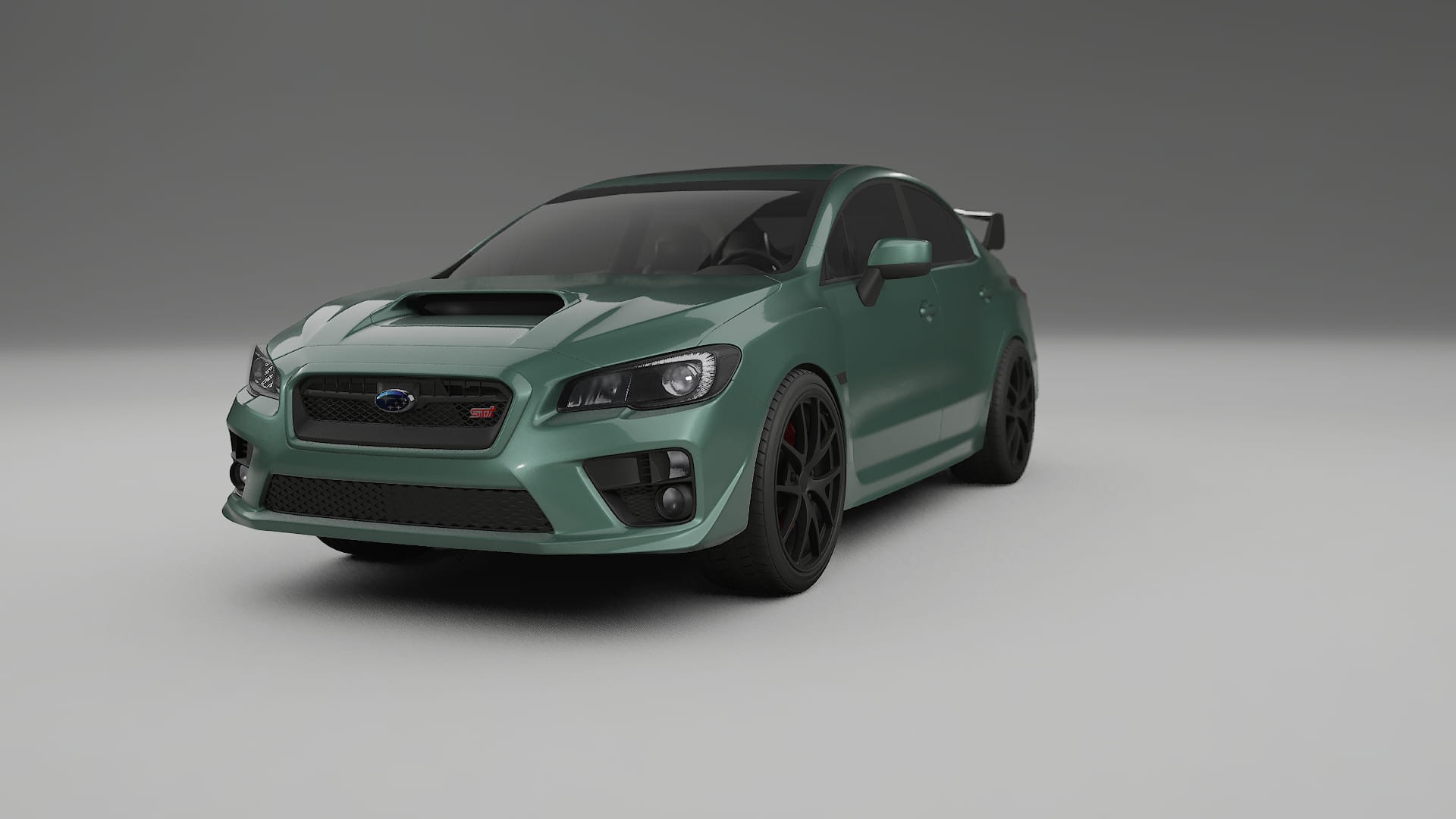 Subaru Impreza WRX Sti VA prefacelift pre LCI TPU Lackskyddsfilm | EVERGREEN Färgskiftande PPF – Komplett Förskuret Kit