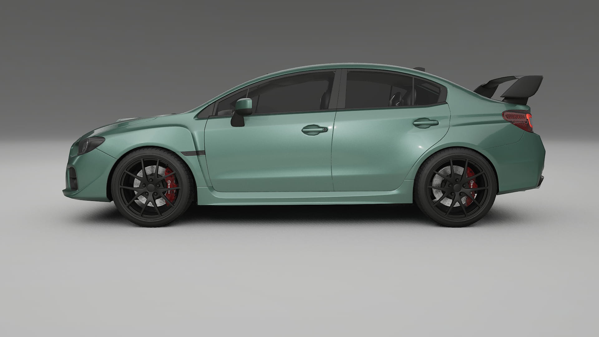 Subaru Impreza WRX Sti VA prefacelift pre LCI TPU Lackskyddsfilm | EVERGREEN Färgskiftande PPF – Komplett Förskuret Kit