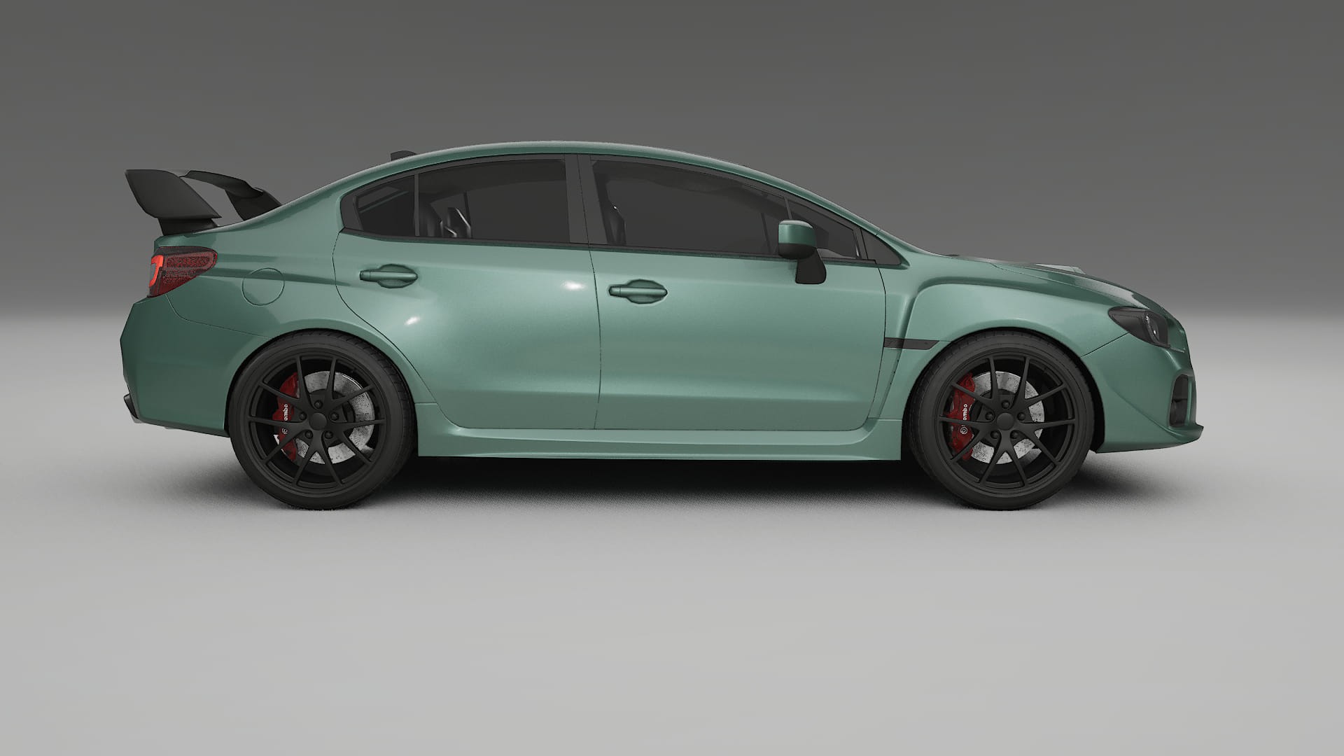 Subaru Impreza WRX Sti VA prefacelift pre LCI TPU Lackskyddsfilm | EVERGREEN Färgskiftande PPF – Komplett Förskuret Kit