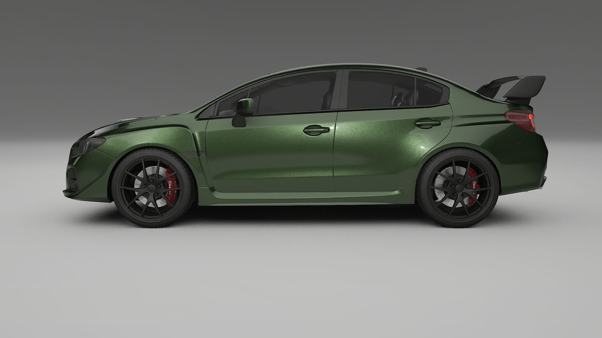 Subaru Impreza WRX Sti VA prefacelift pre LCI TPU Lackskyddsfilm | LAGOON Färgskiftande PPF – Komplett Förskuret Kit