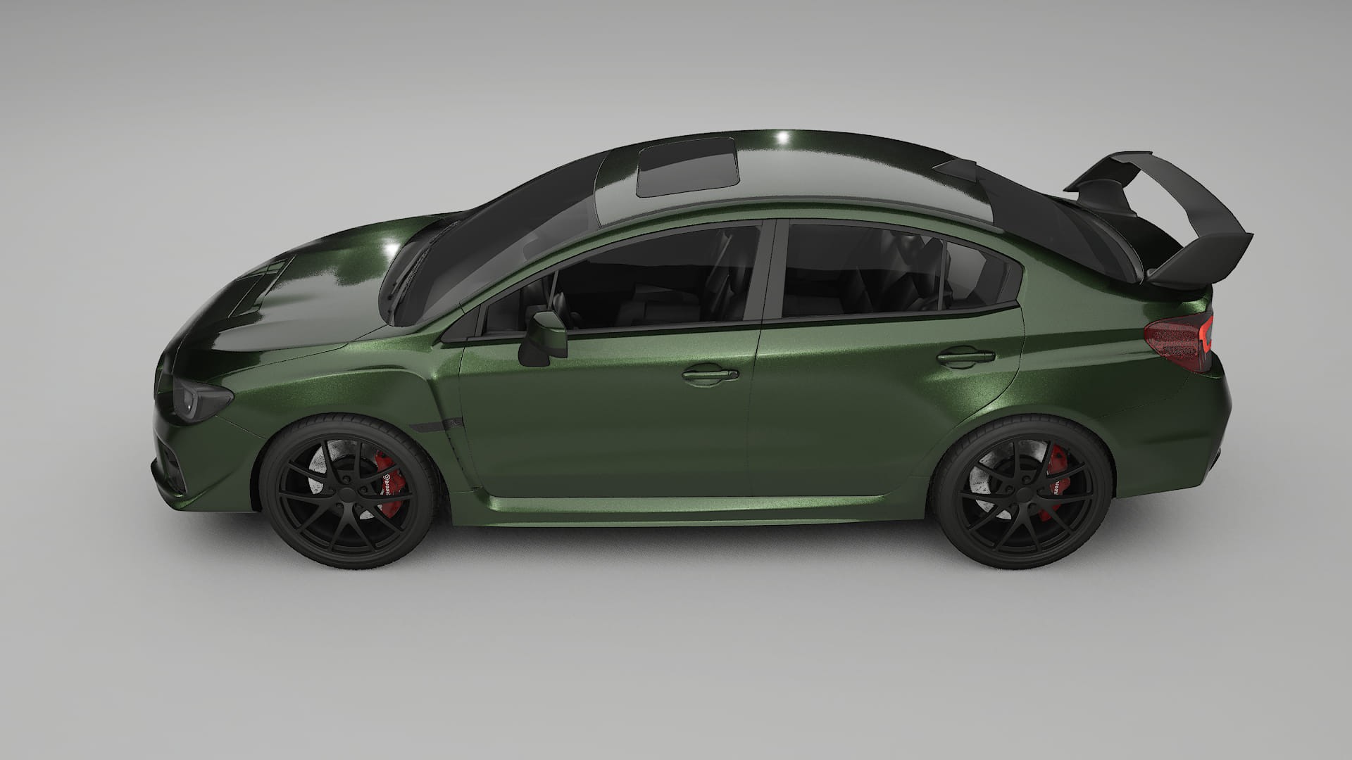 Subaru Impreza WRX Sti VA prefacelift pre LCI TPU Lackskyddsfilm | LAGOON Färgskiftande PPF – Komplett Förskuret Kit