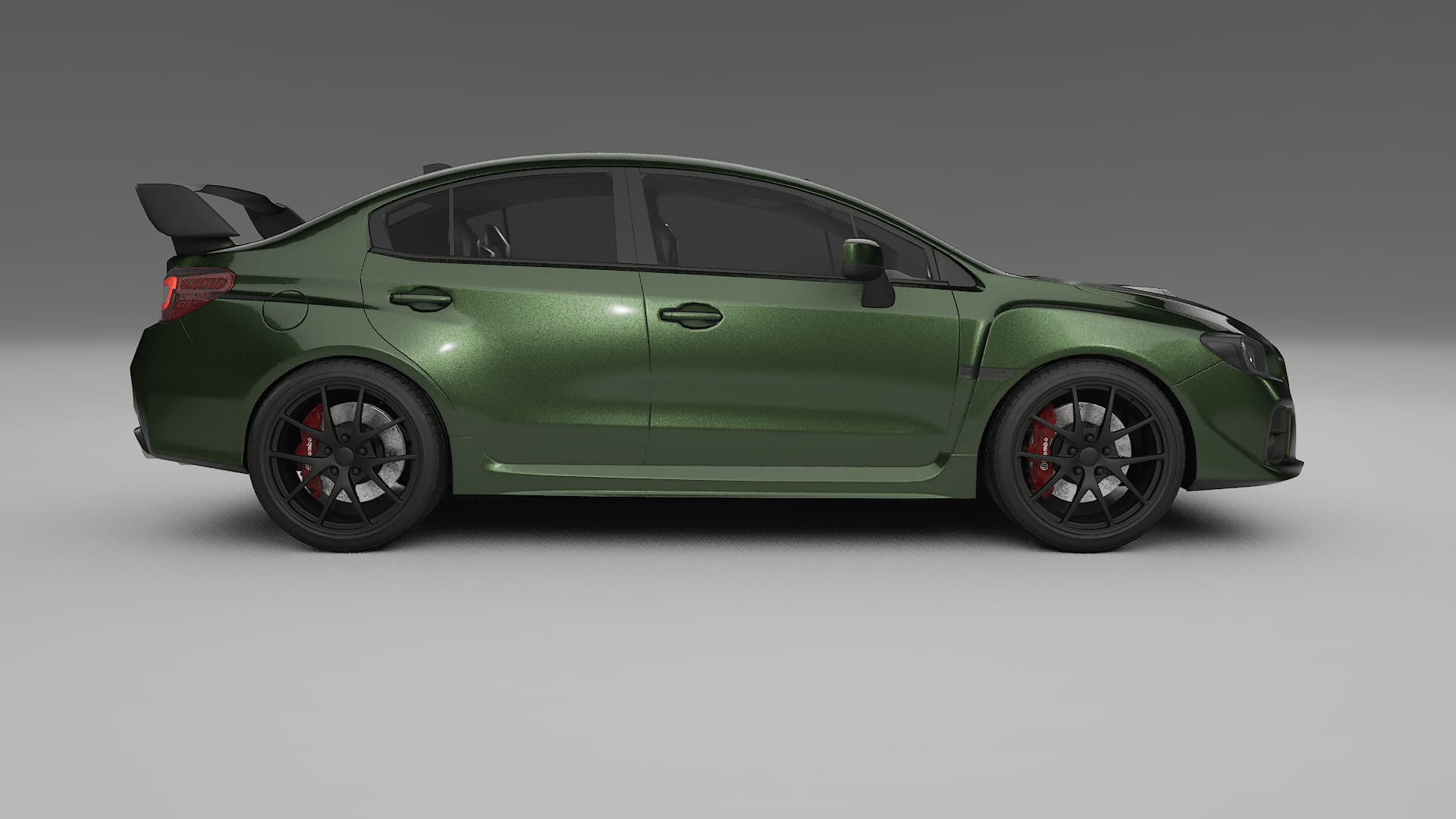 Subaru Impreza WRX Sti VA prefacelift pre LCI TPU Lackskyddsfilm | LAGOON Färgskiftande PPF – Komplett Förskuret Kit