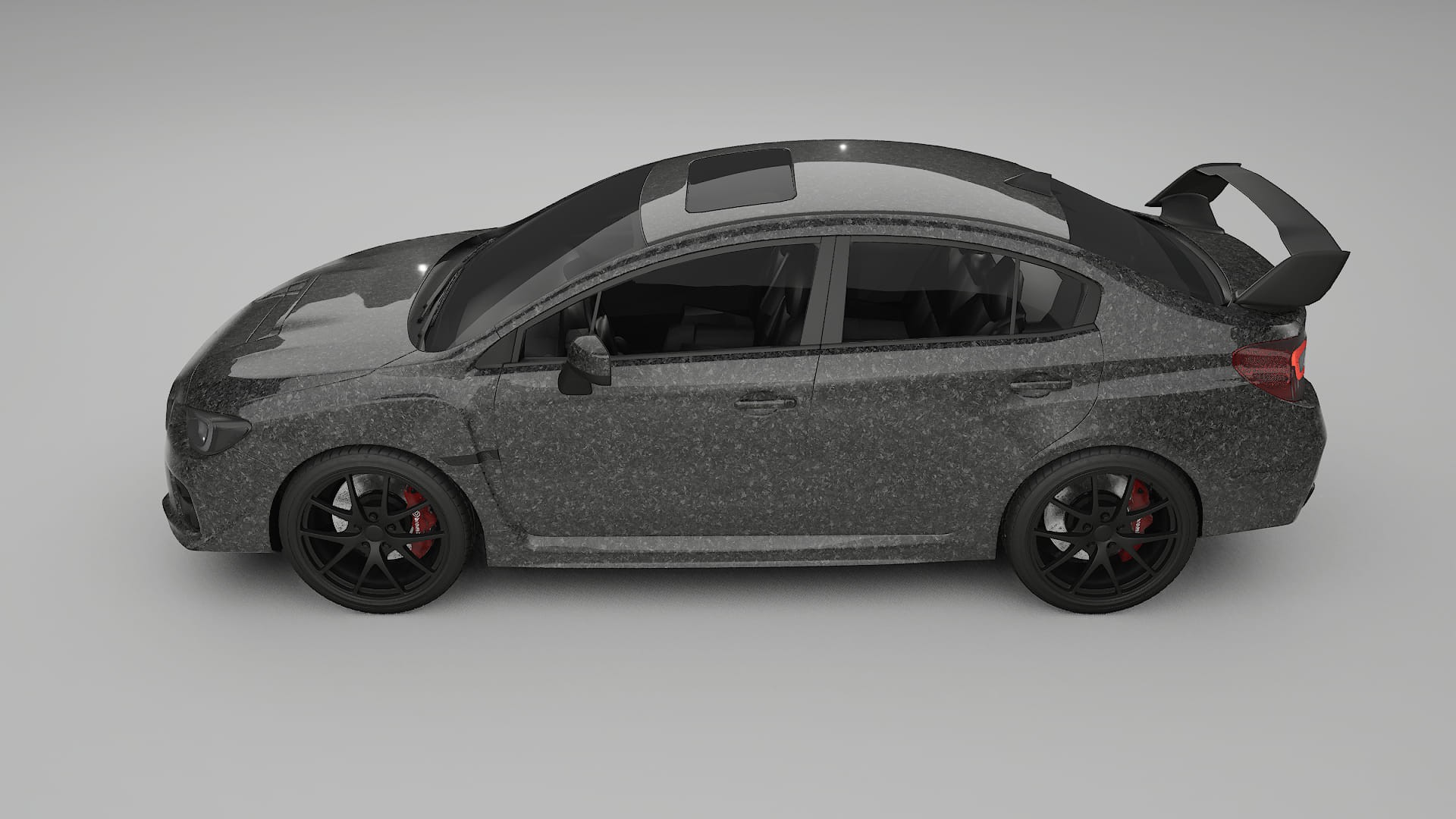 Subaru Impreza WRX Sti VA prefacelift pre LCI TPU Lackskyddsfilm | FORGED S Färgskiftande PPF – Komplett Förskuret Kit