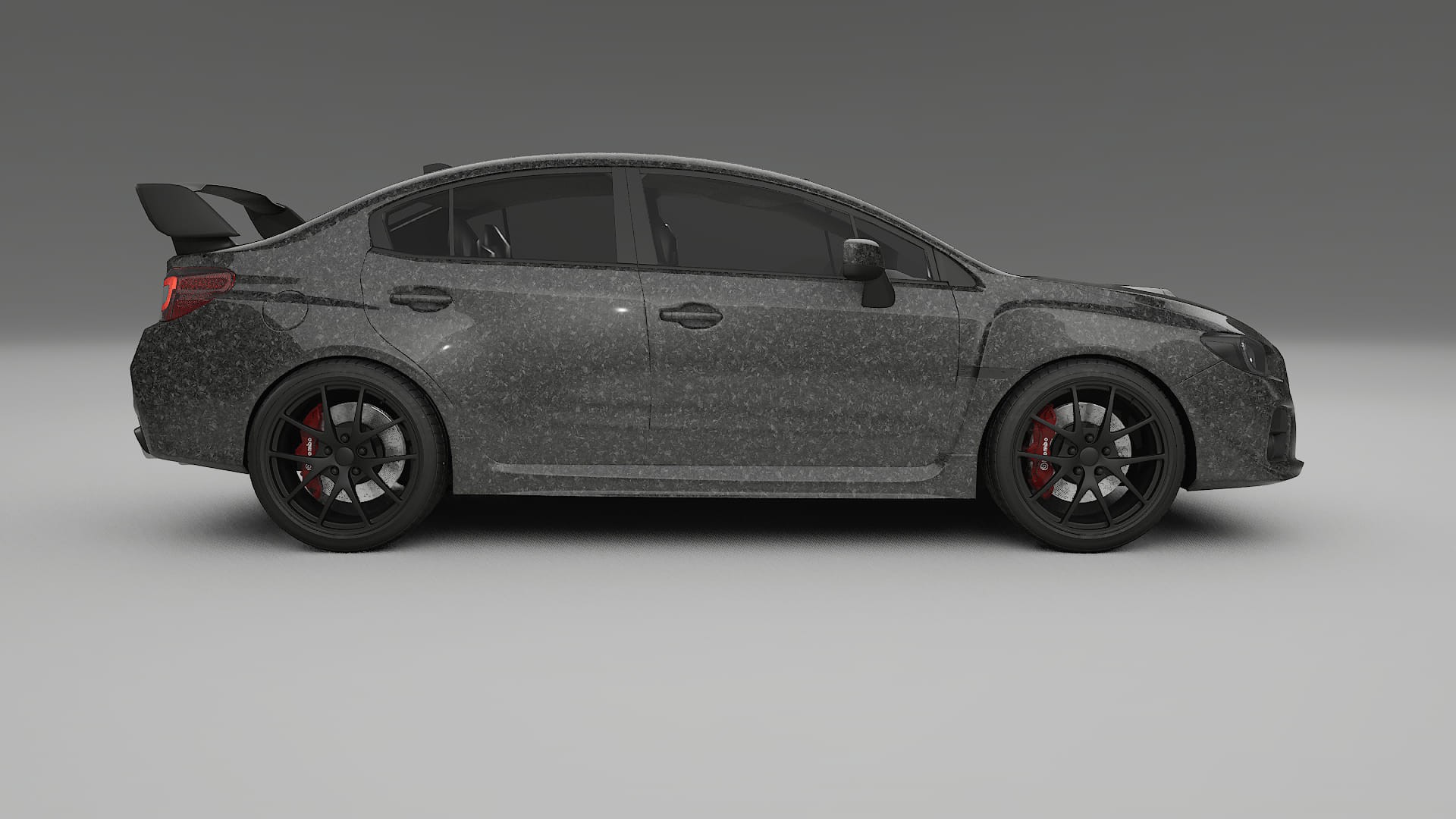 Subaru Impreza WRX Sti VA prefacelift pre LCI TPU Lackskyddsfilm | FORGED S Färgskiftande PPF – Komplett Förskuret Kit