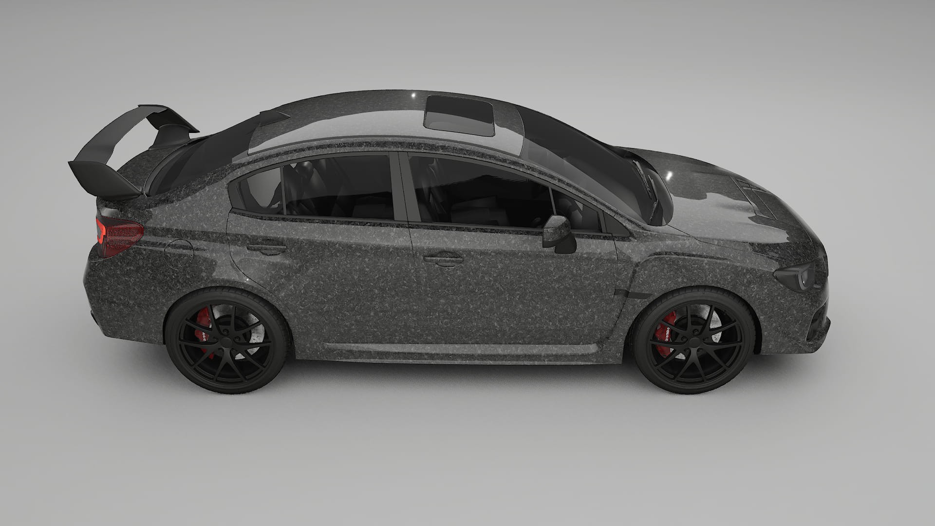 Subaru Impreza WRX Sti VA prefacelift pre LCI TPU Lackskyddsfilm | FORGED S Färgskiftande PPF – Komplett Förskuret Kit