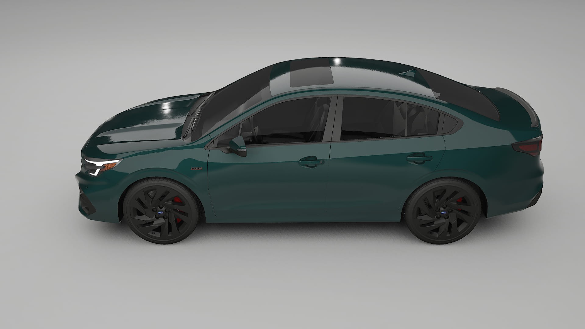 Subaru Legacy BW TPU Lackskyddsfilm | INFERNO Färgskiftande PPF – Komplett Förskuret Kit