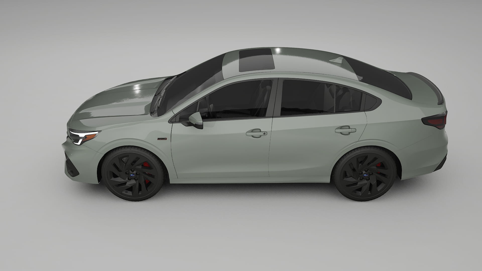 Subaru Legacy BW TPU Lackskyddsfilm | SLATE Färgskiftande PPF – Komplett Förskuret Kit