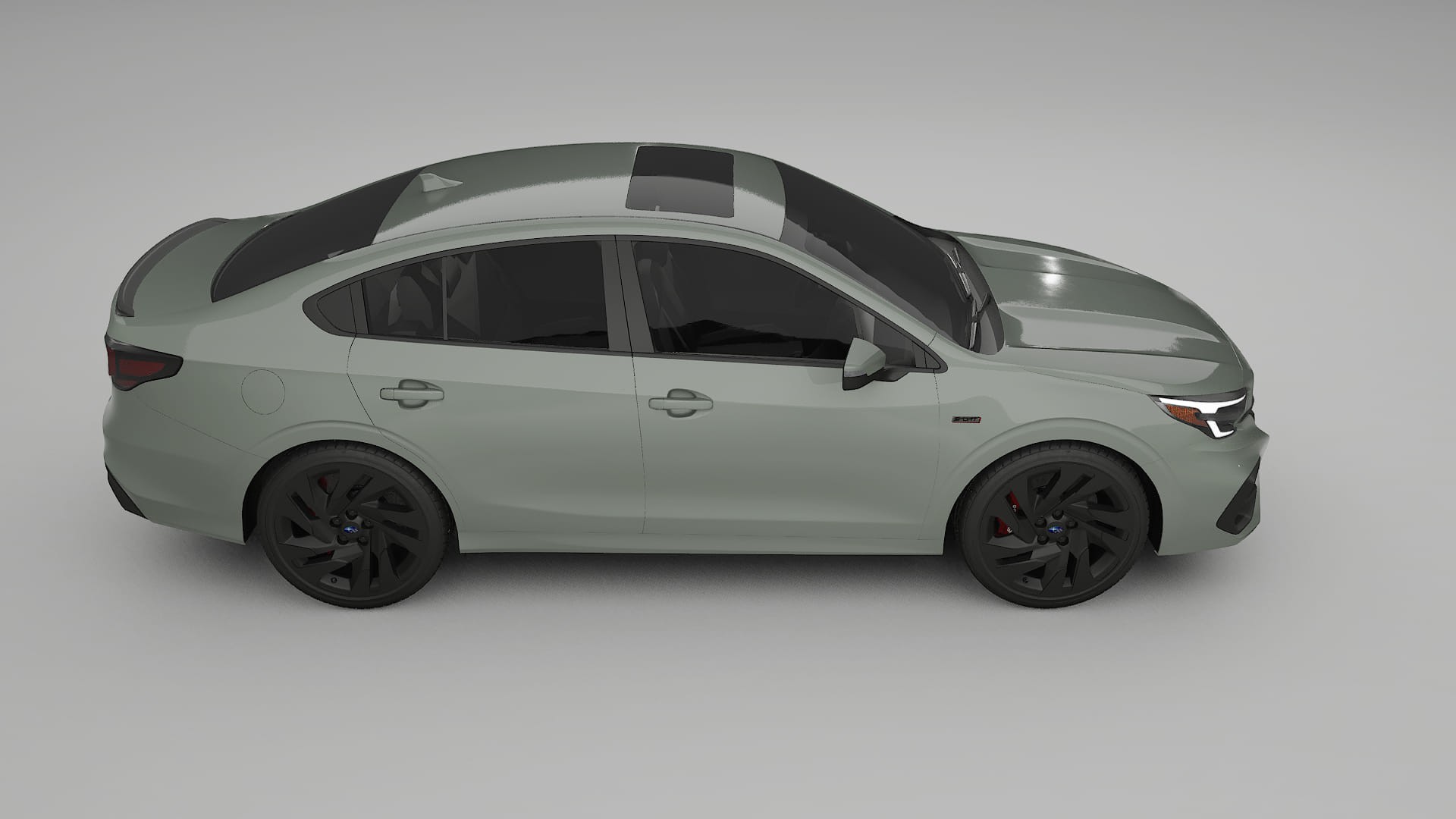 Subaru Legacy BW TPU Lackskyddsfilm | SLATE Färgskiftande PPF – Komplett Förskuret Kit